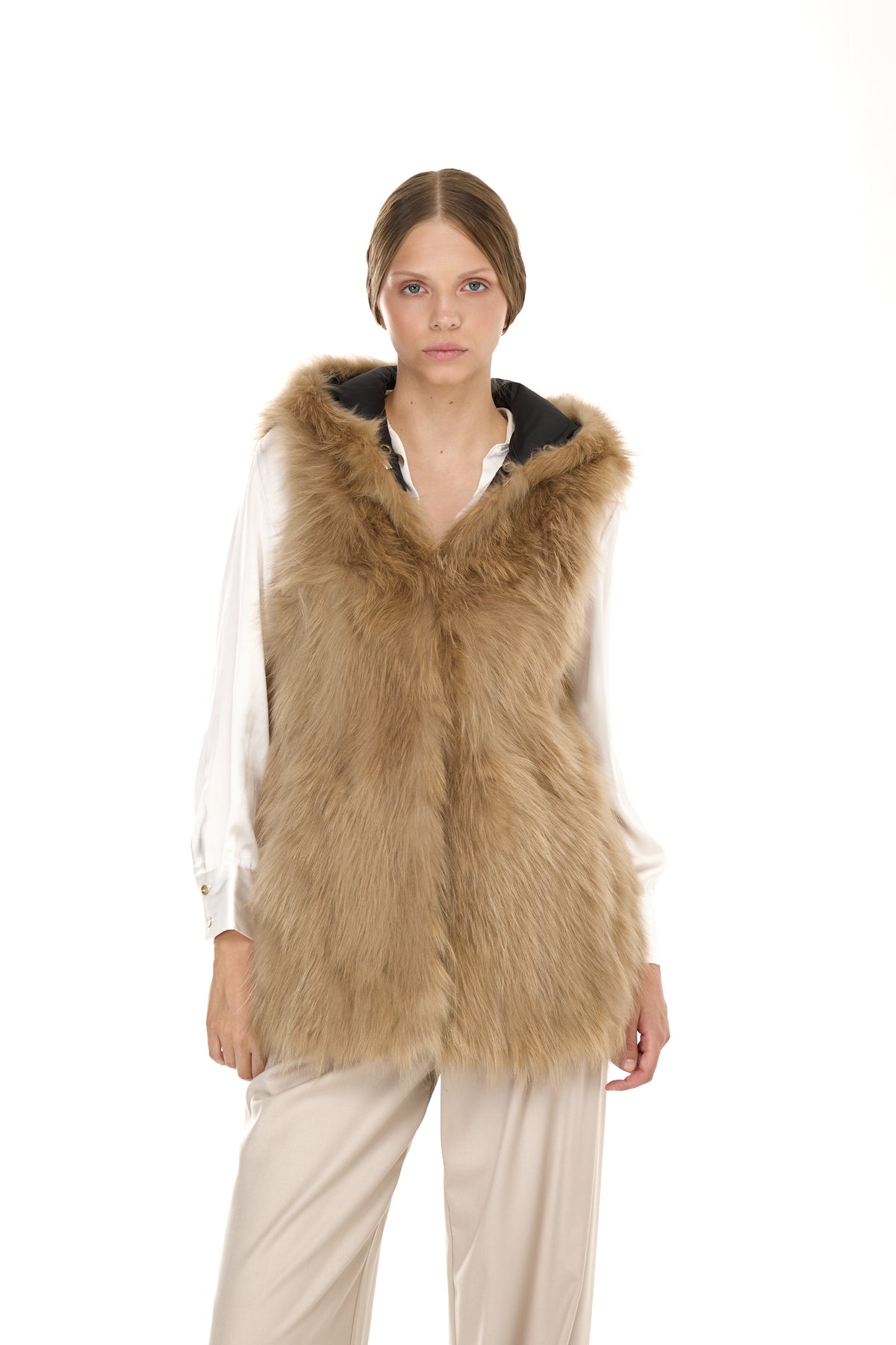 Parka short Urban RACCOON in Misto Cotone Impermeabile con Gilet