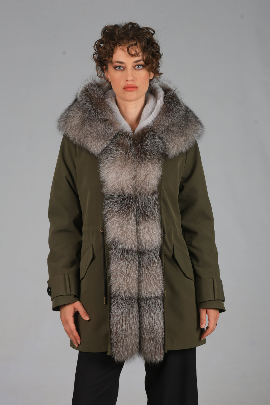 Parka in cotone tecnico long Frost